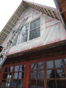 Замена кровли на металлочерепицу с утеплением