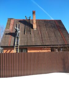 Замена кровли на металлочерепицу с утеплением