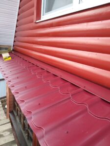 Замена кровли на металлочерепицу с утеплением