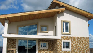 Утепление дома. Кирпичный коттедж.